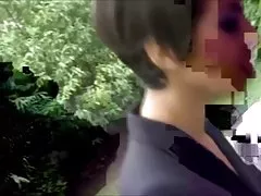 Dlakavi francoski kajenje ženska anal fucked z obraza