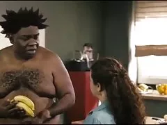 Vroče črne maščobe rit
