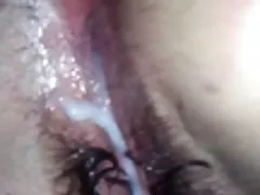 Creampie v kosmato muco
