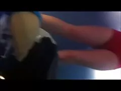Sramežljive najstnice s polno bush in velike joške po kopanju