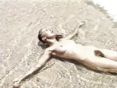 Dlakavi pussys na plaži
